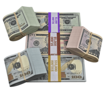 $34,000 Full Print New Series Bands Prop Money Stacks Mix - £62.32 GBP