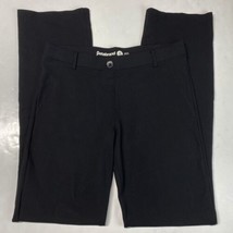Betabrand Dress Pant Yoga Pants Medium Black Pull On Stretch Straight Le... - $22.39