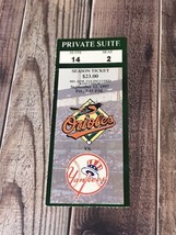 Baltimore Orioles vs New York Yankees Sept 12th 1997 ticket stub Baseball MLB - £3.12 GBP