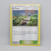 Pokemon Po Town 121/147 Burning Shadows Uncommon Trainer - Stadium TCG Card - $1.29