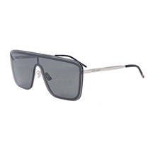 Saint Laurent Mask Ysl SL364 001 Black Silver Unisex Shield Sunglasses 364 - £213.66 GBP