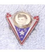 WW2 Sweetheart or Mother&#39;s Pin Sterling with Real Photo - $40.68 CAD