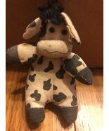 CIRCO BLACK AND WHITE COW YARN HAIR-Very Rare Vintage-SHIPS N 24 HOURS - $42.82 CAD