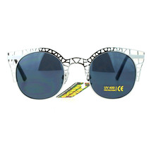 Lattice Metal Top Cateye Sunglasses Womens Vintage Fashion Eyewear UV 400 - £9.58 GBP