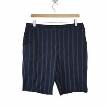 EP Pro | Black Light Blue Striped Golf Shorts, womens size 12 - £14.68 GBP