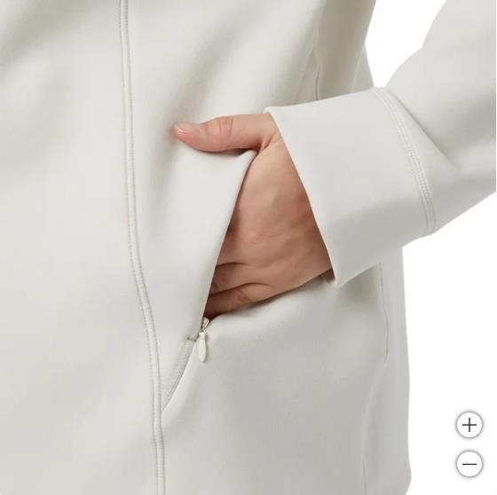 32 Degrees Womens Jacket Tan Full-Zip Pockets Stretch Active Workout Gym Soft Item image 10