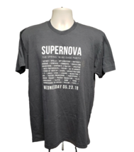 2018 Supernova The Spring Release Party Adult Large Gray TShirt - £11.63 GBP