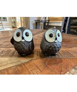 Vintage Owl Salt and Pepper Shakers Brown - $20.37 CAD