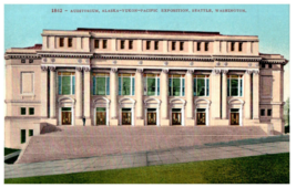 No. 1862 Auditorium Alaska-Yukon-Pacific Expo Seattle WA Mitchell Postcard - £13.19 GBP
