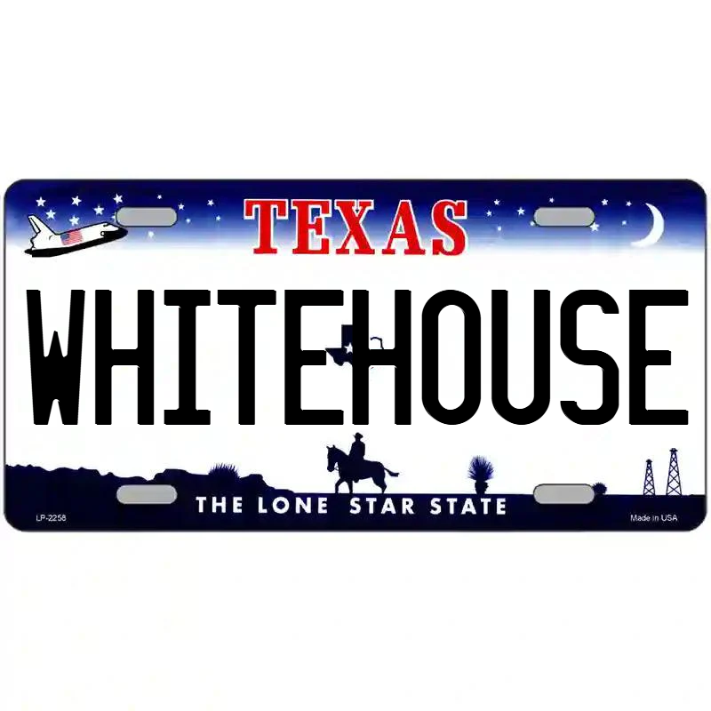 Whitehouse Texas Metal Sign - $15.00