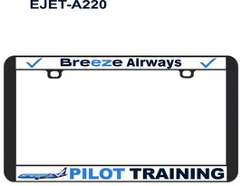 Breeze Airways 5 Frames And 3 License Plates - £55.33 GBP