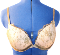 Victoria’s Secret Dream Angels Size 34C Demi Lined Olive Green Velvet La... - $19.99