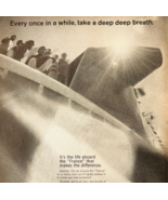 1967 French Line Cruises Advertisement Vintage Travel SS France DWW11D - €17,16 EUR