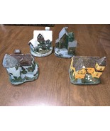 Vintage Small Cottages Town Village Ceramic Porcelain JSNY Collectibles ... - $289.21 MXN