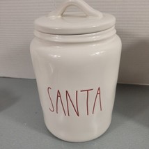 Rae Dunn Chubby Santa Canister About 11 Inches High W/LID - £12.84 GBP