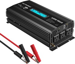 Pure Sine Wave 1000 Watt Power Inverter By Voltworks Dc 12V To Ac 110V-120V - £122.75 GBP