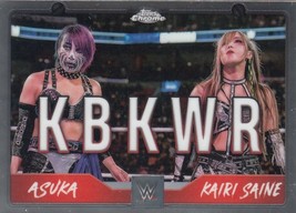 2025 Topps Chrome WWE Asuka &amp; Kairi Sane Tag Team #TAG-KBW Kabuki Warriors - $2.05