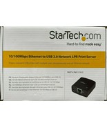 StarTech.com - PM1115U2 - 10/100Mbps Ethernet to USB 2.0 Network Print S... - £71.14 GBP