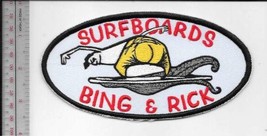 Vintage Surfing USA Bing &amp; Rick Surfboards Surfer Maui, Hawaii Patch - £7.82 GBP