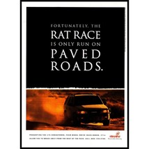 1995 Isuzu Rodeo 4x4 Four Wheel Drive 2 Page Vintage Print Ad Rat Race Wall Art - $10.97