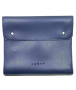 Monat Leather Padfolio Portfolio Organizer Snap Closure - $9.64
