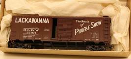 Athearn HO Model D.L. &amp; W. 55704 Lackawanna The Route of Phobe Snow 40&#39; Boxcar - £18.66 GBP