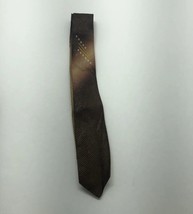 Necktie Tie - Wembley Brown Designed Tie Around 52&quot; Mens - £3.97 GBP