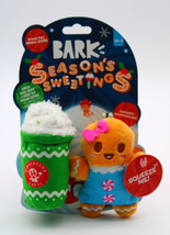Bark Box Seasons Sweetings Ginger Snappuccino Dog Toy Xs-S For Small Dogs - £13.44 GBP