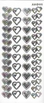 Peel Off Sticker Sheet. Hearts. Cardmaking Scrapbooking Crafts Toppers - $1.49
