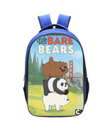 WM We Bare Bears Kid Child Backpack Daypack Schoolbag Blue Type C - $32.81 CAD