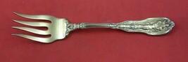 Mythologique By Gorham Sterling Silver Salad Fork vermeil beaded back 5 3/4&quot; - £138.55 GBP