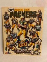 Vintage Green Bay Packers Poster, Super Bowl XXXI Champions, Team Poster - £19.45 GBP