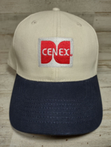 Cenex Gasoline Diesel Fuel Embroidered American Flag Baseball Hat Cap Tan Navy - £5.07 GBP
