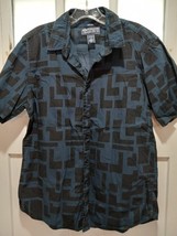 American Rag Short Sleeve Button Up Shirt Men Size Medium - £10.45 GBP