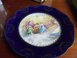 Sevres Guido Reni’s “Aurora”, collector plate, cobalt blue and gold, signed[184] - £233.32 GBP