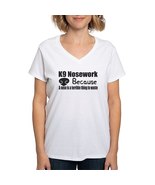 K9 NOSEWORK Women&#39;s V-Neck T-Shirt - $35.00