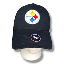 Pittsburgh Steelers NFL Team Apparel Hat Cap Fitted S/M Black NEW - $15.99