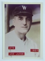 Joe Judge 3x5 Photo 272 Washington Senators Bra-Mac George Burke George ... - £15.31 GBP