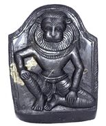 Lord Narasimha Idol / Shanta Narsimha Murti On Natural Golden Shaligram ... - €295,34 EUR