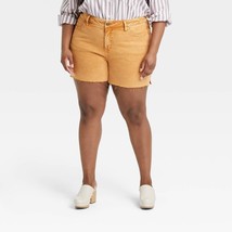 NEW Women&#39;s Plus Size Mid-Rise Jean Shorts - Ava &amp; Viv™ 28W - £9.74 GBP