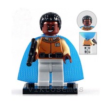 Building Lando Calrissian Rotj Movie Star Wars Minifigure Custom - $10.42 CAD