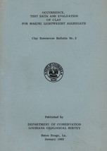 Occurrence, Test Data and Evaluation of Clay for Making Lightweight Aggregate - £10.21 GBP