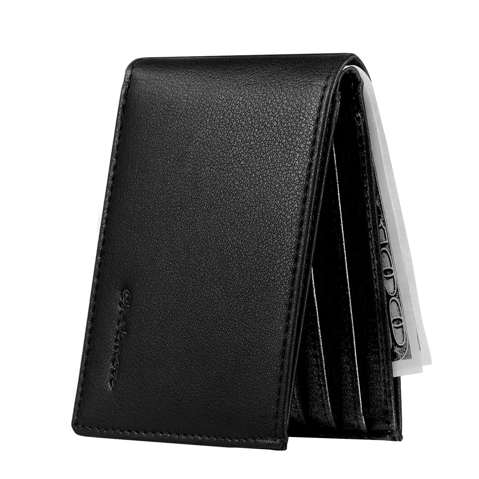 Chelmon Slim Wallet for Men ID Window with RFID Blocking Front Pocket Minimalis