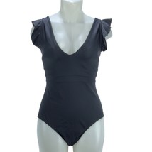 Summersalt Women&#39;s One Piece Swimsuit Deep V Soft Cup Bra Size 12 - £31.92 GBP