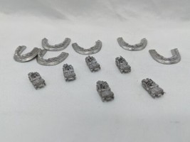 Lot Of (12) Military Jeep And Sandbag Fortification Metal Miniatures - £31.60 GBP