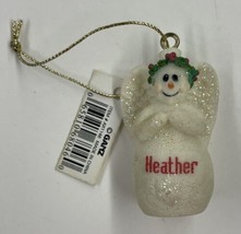 Ganz Heather Snowman Angel Christmas Ornament - $7.99