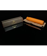 Brizard and Co Racing Orange Leather  cigar tube holder - £98.36 GBP