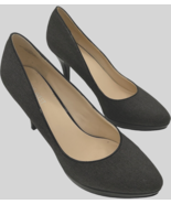 nine west prisilla charcoal tweed women&#39;s pumps size 9.5M 4 inch stilett... - $47.50