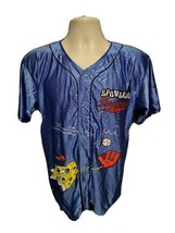 Universal Studios Spongebob Sluggerpants 13 Kids Large Blue Jersey - $29.69