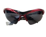 XSportz Mens Black  Red Running Jogging Sport Sunglasses Plastic Frames ... - $11.79